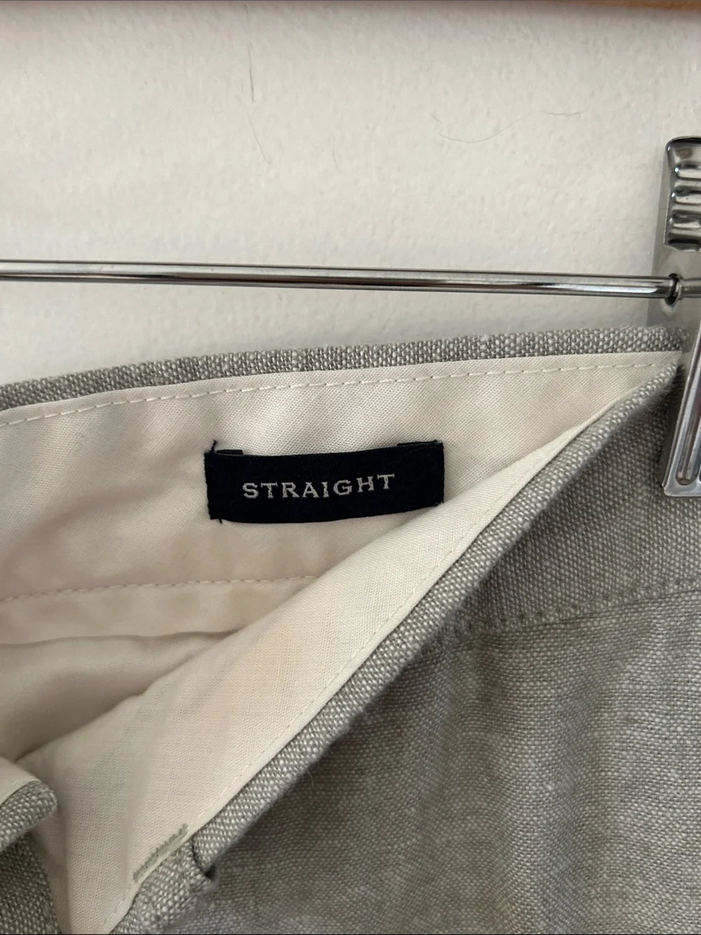 J. Crew Straight Leg Linen Blend Pants Quarry Green Size 34/32 Lightweight